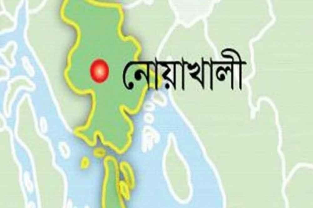 নোয়াখালীতে টার্মিনালে থাকা বাসে আগুন